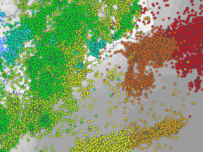 Els llamps i trons de la&nbsp;DANA