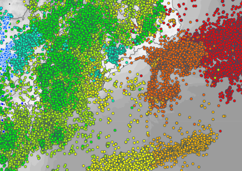 Els llamps i trons de la&nbsp;DANA