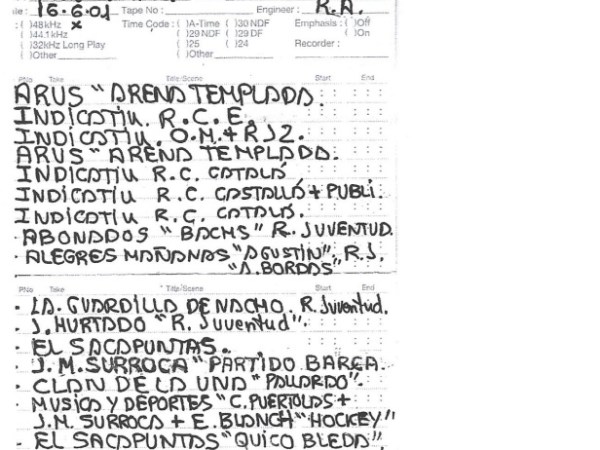 Alfonso Arús y el seu programa «Arena templada» de Radio&nbsp;Juventud